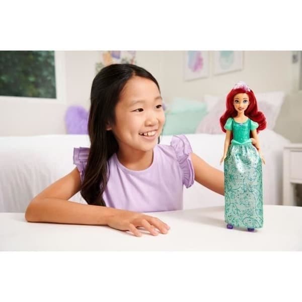 Ariel Doll 29 cm, Mattel Disney Princess Doll dressing och tillbehör HLW10