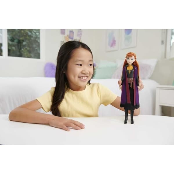Fryst 2-Anna-Mattel Disneydocka med förband och tillbehör HLW50