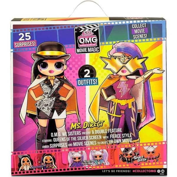 LOL Surprise OMG Movie Magic - Ms. Direct - 24 cm modedocka