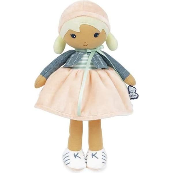 KALOO- Tendresse-My 1st Cloth Doll Chloé K 32 cm, K963660, Blue-peach 2647
