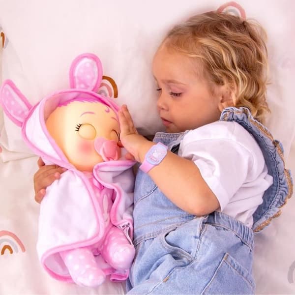 Cry Babies New Born Doll - Coney - IMC TOYS - Känner igen sin mamma - 22 babyljud