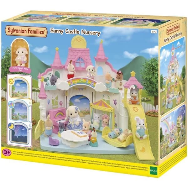 Docka - SYLVANIAN FAMILIES - Den soliga spjälsängen - Flerfärgad - Blandat - Inomhus