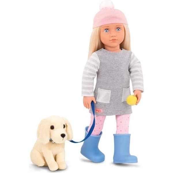 Docka - Our Generation - Meagan - 46 cm - Med hund - Tillbehör ingår