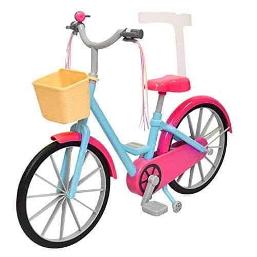 Cykel för dockor - The New York Docka Kollektion - E133 - 45,7 cm - Girlander - Korg