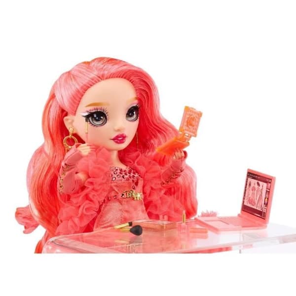 Rainbow High S23 Fashion Doll - 27 cm Priscilla Perez docka (Rosa) - 1 outfit, 1 par skor och accessoarer