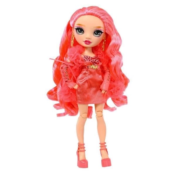 Rainbow High S23 Fashion Doll - 27 cm Priscilla Perez docka (Rosa) - 1 outfit, 1 par skor och accessoarer