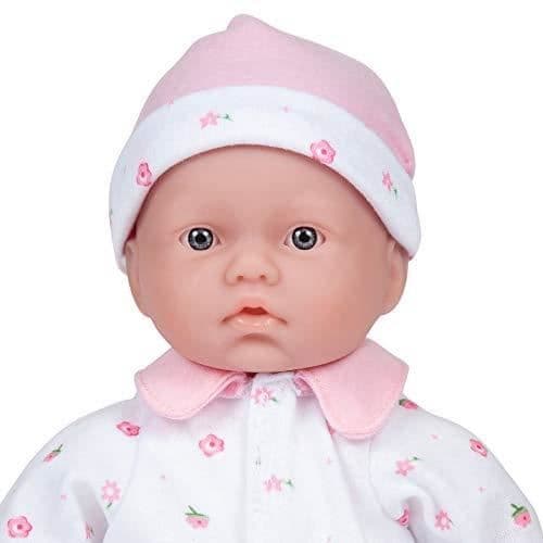 JC TOYS Babytvättbar mjuk docka 27,9 cm - rosa