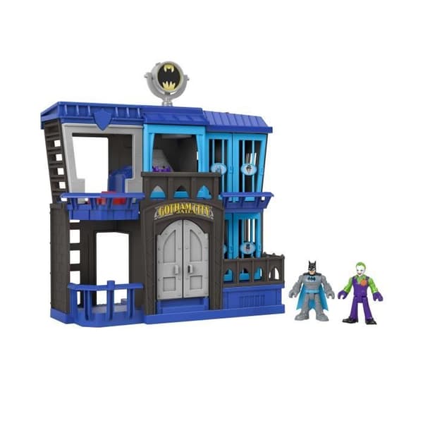 IMAGINEXT DC SUPER FRIENDS GOTHAM PRISON SPEL LÅDA MED FIGURI