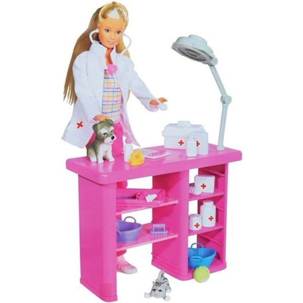 Steffi Love docka - Simba Toys - Veterinär - 29 cm - 3 plastdjur