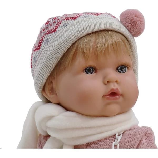 ORIGIN TITA babydocka - Rosa smink 284 - Mjuk kropp och matchande tillbehör