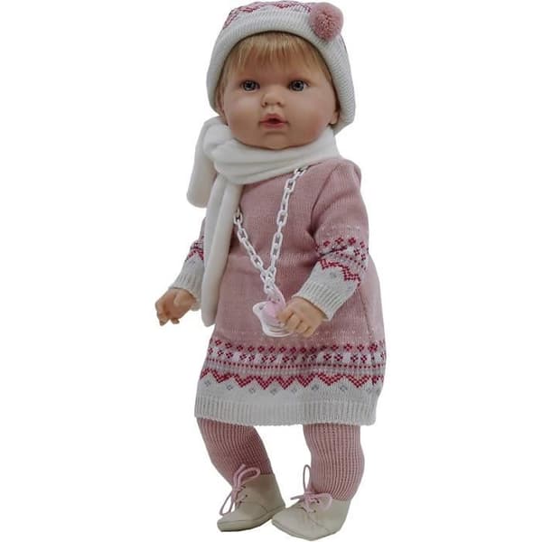 ORIGIN TITA babydocka - Rosa smink 284 - Mjuk kropp och matchande tillbehör