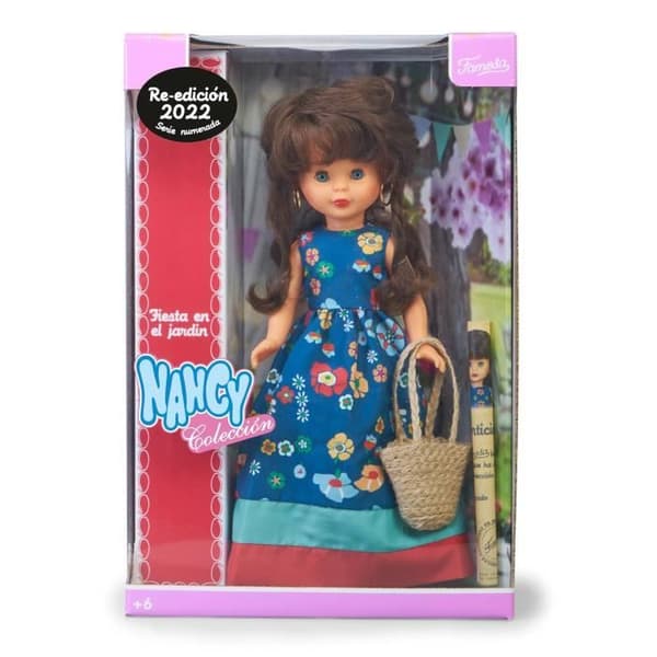 Nancy fest i trädgården
