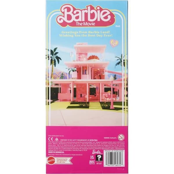 Barbie The Movie Ken® Doll med Collectible Randig Beach Set HPJ97