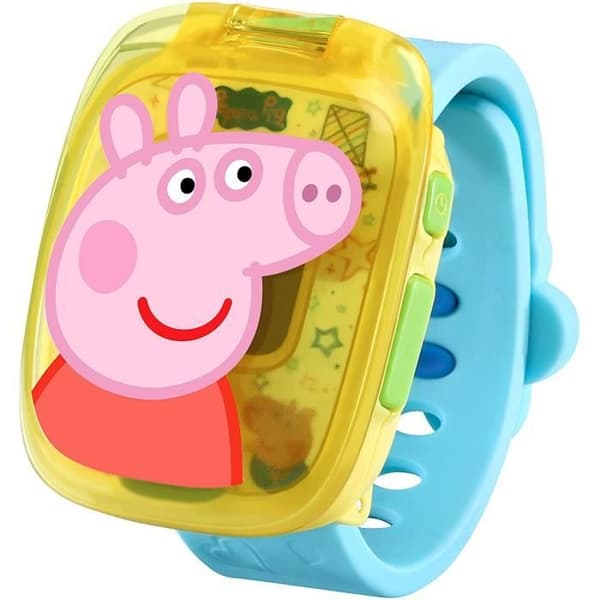 Pedagogisk klocka - VTech - Peppa Pig - Blå - Stoppur - Alarm - 3 till 10 år