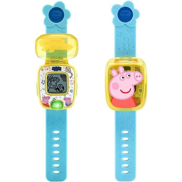 Pedagogisk klocka - VTech - Peppa Pig - Blå - Stoppur - Alarm - 3 till 10 år