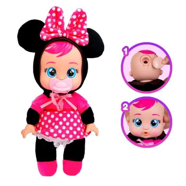 Cry Babies Tiny Cuddles Disney Minnie - IMC Toys - 917910 - Funktionsdockor