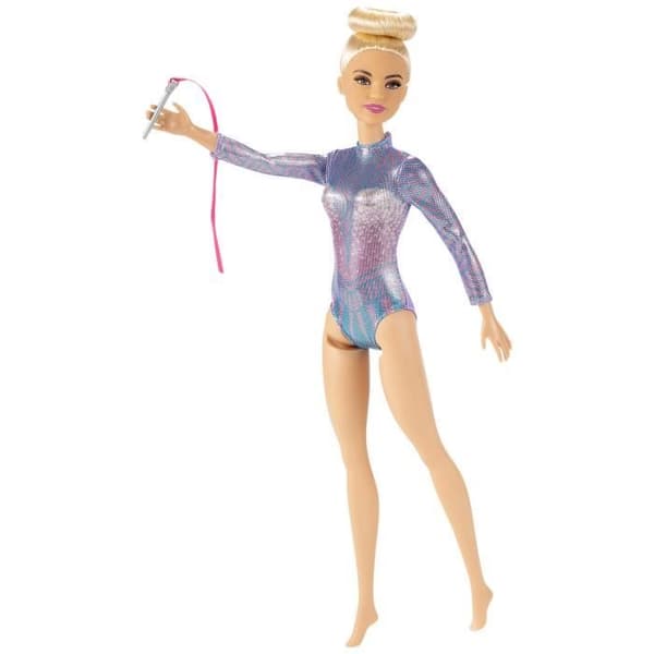 Barbie - Barbiegymnast (blond) - Modedocka - Från 3 år GTN65