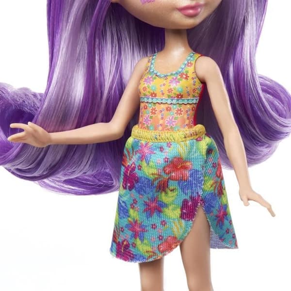 Enchantimals Sunshine Beach-Sabindra sengångare och dockfigur HRX82