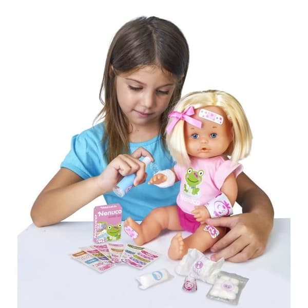 Nenuco Heals & Heals Doll - GPTOYS - Storlek 35cm - Kompletta vårdtillbehör