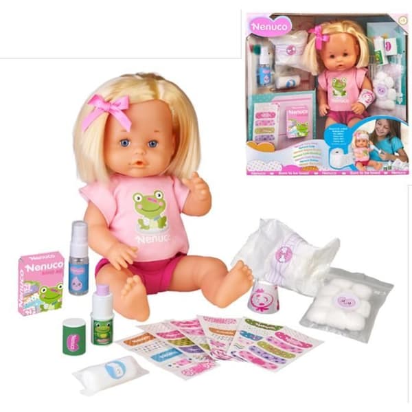 Nenuco Heals &amp; Heals Doll - GPTOYS - Storlek 35cm - Kompletta vårdtillbehör