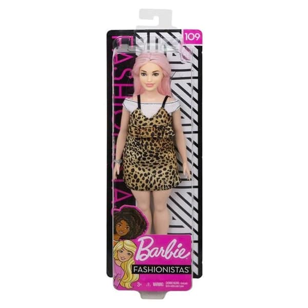 Barbie Fashionistas leoparddocka - BARBIE - från 3 år och uppåt - Brun - Tjej