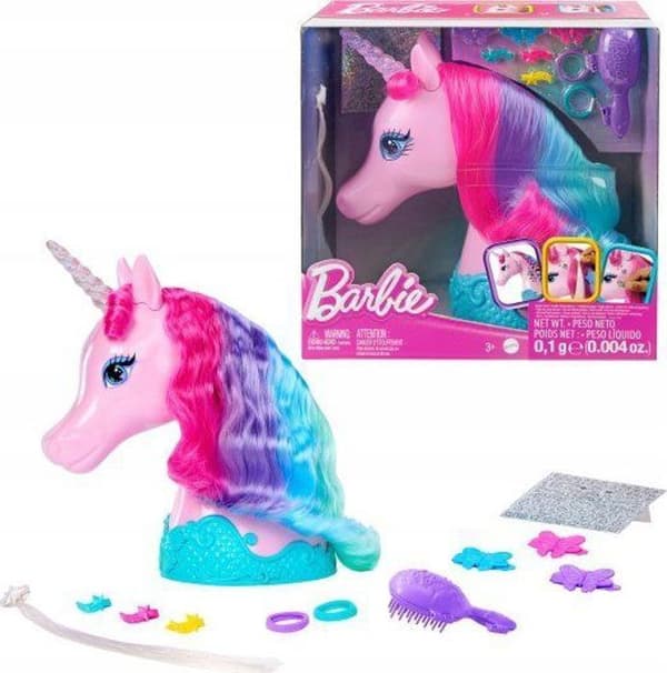 Tete a coiffer Mattel - JCW52 - TÄNDE STIL BRB ENHÖRNING WB2