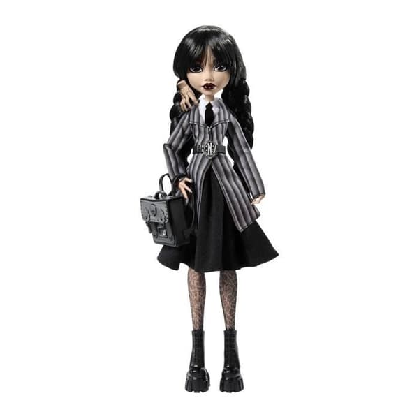 Monster High-Märker Addams i Uniform-Pop?e med Lilla Dingen - Monster High - HXJ04
