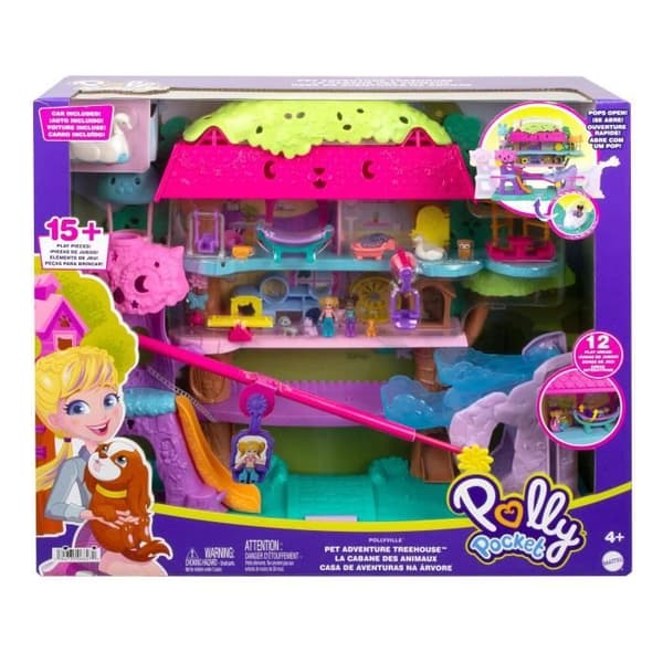 Polly Pocket-Pollyville-The House in the Trees, från 4 år gamla HHJ06