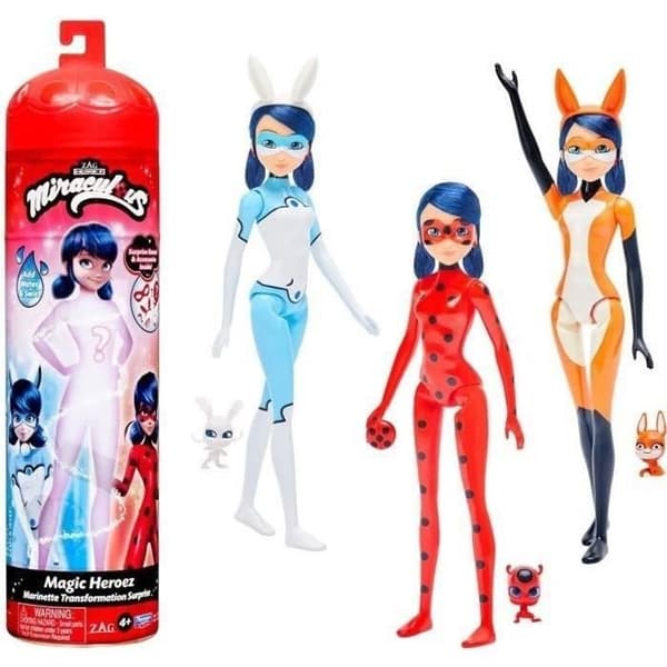 Miraculous Ladybug - Marinette Color Change Doll 26 cm - BANDAI