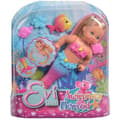 Miniatyrbild 4 av 4: Evi LOVE sjöjungfrudocka - Simba Toys - 105733318 - Simma med en fisk - Färgglatt hår - 12 cm