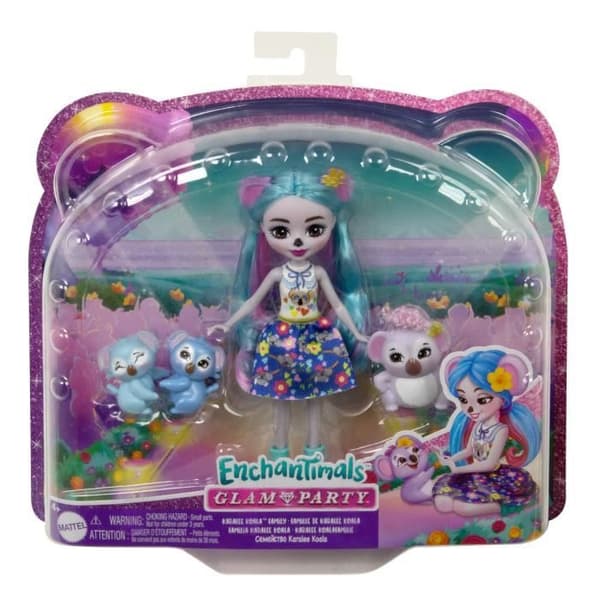 Enchantimals - City Beast Dolls från Finch Koala familjen - Mini Doll - ENCHANTIMALS - HNT61 - ENCHANTIMALS DOLL