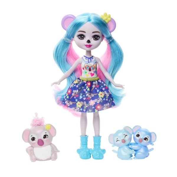Enchantimals - City Beast Dolls från Finch Koala familjen - Mini Doll - ENCHANTIMALS - HNT61 - ENCHANTIMALS DOLL