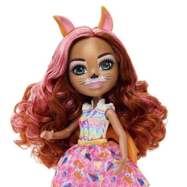 Enchantimals - City Beast Dolls från Finch Fennec Fox-familjen - Mini Doll - ENCHANTIMALS - HNT60 - ENCHANTIMALS DOLL