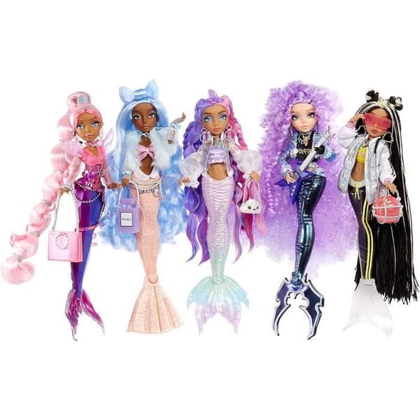 Mermaid Mermaze Fashion Doll - Shellnelle - Byter färg i vatten - 34cm