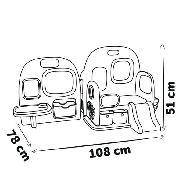Smoby - Bebisvård - Spjälsäng 5 platser + 27 tillbehör - Babydocka upp till 42 cm
