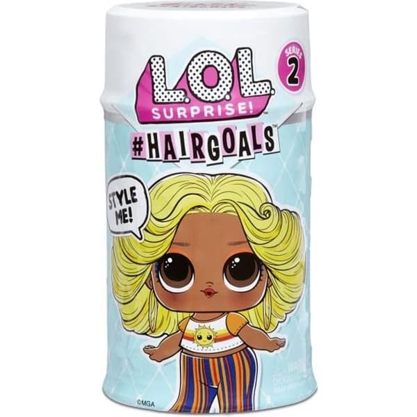 LOL. Surprise Hairgoals 2 - Minidockor med hår och accessoarer - 7,5cm