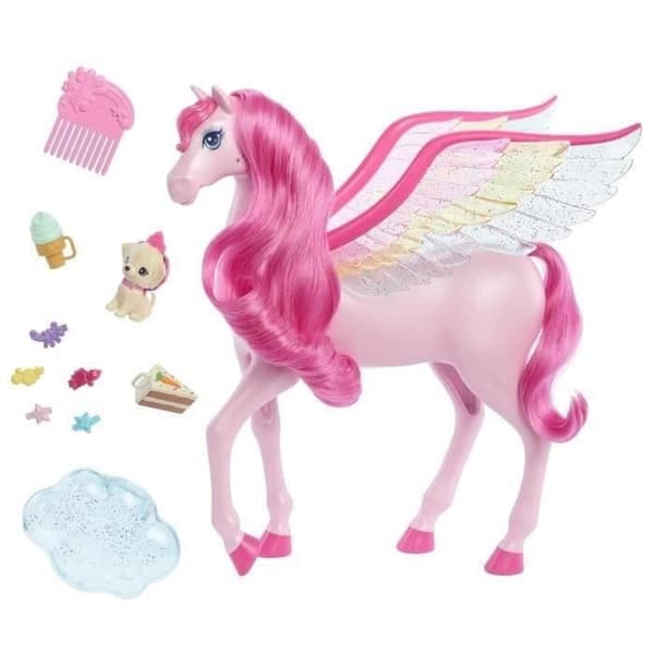 Barbie® - Rosa Pegasus ljud och ljus - Barbie A Touch of Magic HLC40 Box