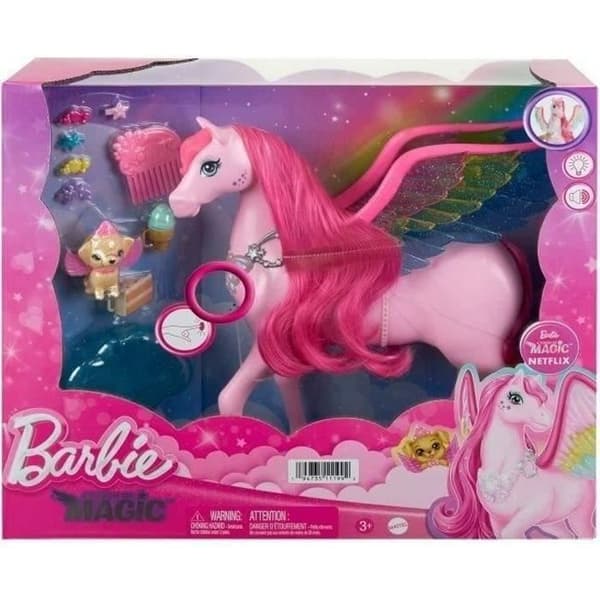 Barbie® - Rosa Pegasus ljud och ljus - Barbie A Touch of Magic HLC40 Box
