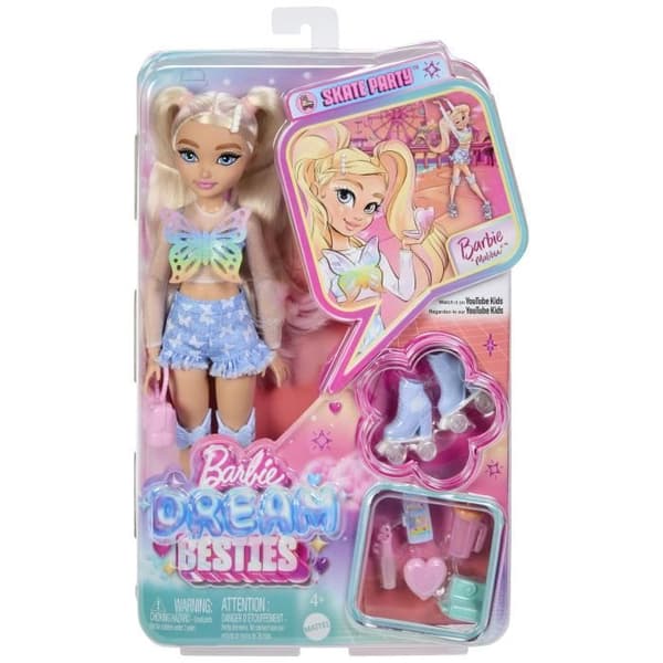 BARBIE Malibu drömkompisar rullskridskor - JFX96