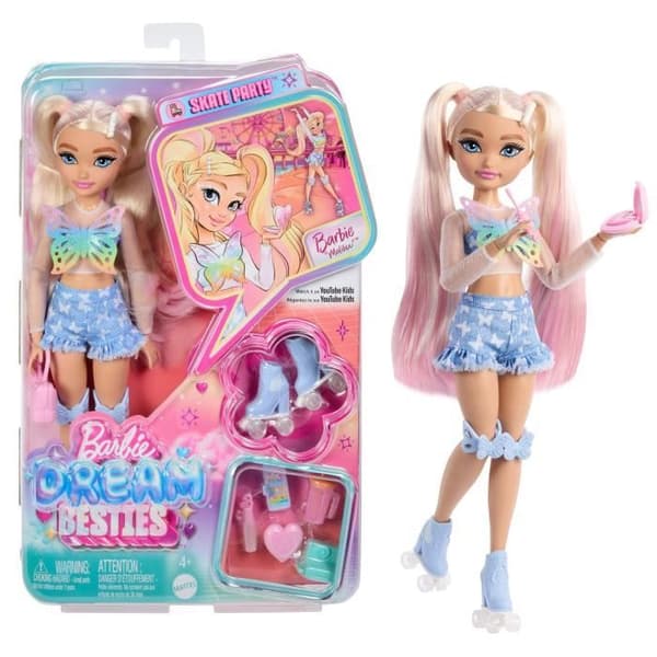 BARBIE Malibu drömkompisar rullskridskor - JFX96