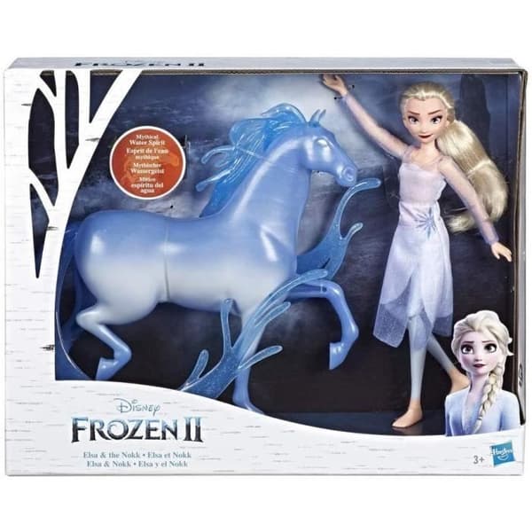 Disney Princess Elsa och Nokk Doll - Frozen 2 - HASBRO - Ledad - Presentförpackning