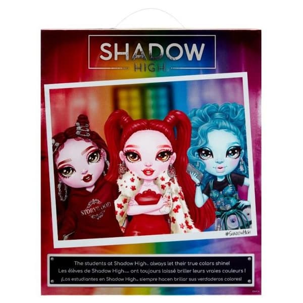 Rainbow High - Docka 28cm Shadow High Serie 3 Rosie Redwood Rainbow High
