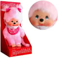 Miniatyrbild 1 av 2: Docka - Sekiguchi Company - Kiki Monchhichi Girl Sakura Pink 20cm - Mjuk plysch - Napp ingår