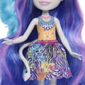 Miniatyrbild 5 av 6: Enchantimals-Enchanted Gala Hårdocka med djurfigur HNV28