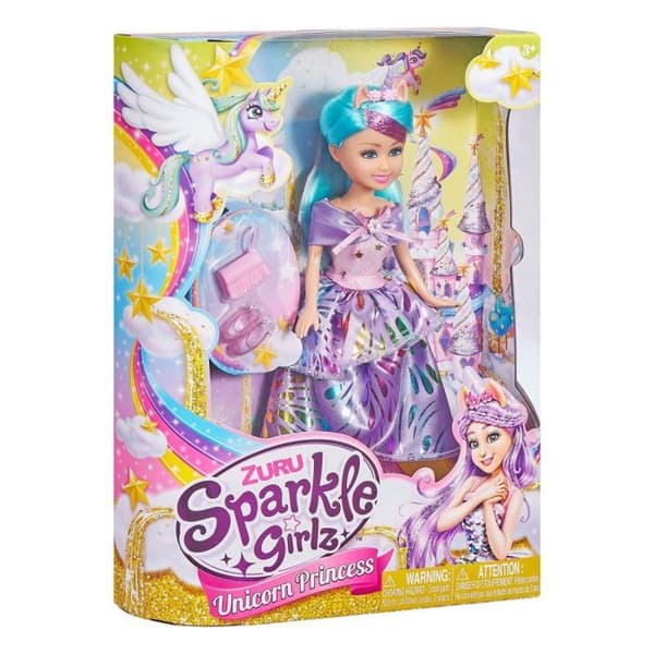 Puppan Zuru - GXP-872231 - Prinsessan Einhorndocka 10,5 tum