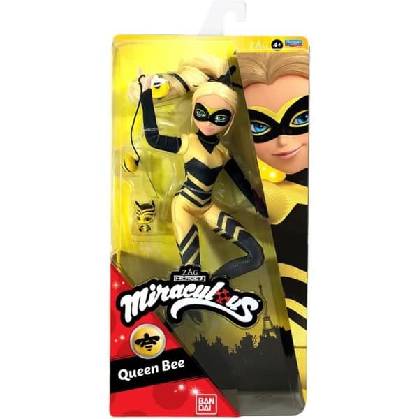 Miraculous Ladybug - 26 cm modedocka: Queen Bee - BANDAI