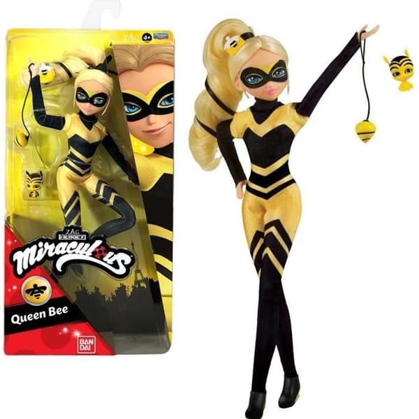 Miraculous Ladybug - 26 cm modedocka: Queen Bee - BANDAI