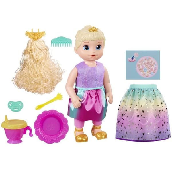 Prinsessan Ellie docka växer upp! - Baby Alive - Blont hår - För barn från 3 år och uppåt