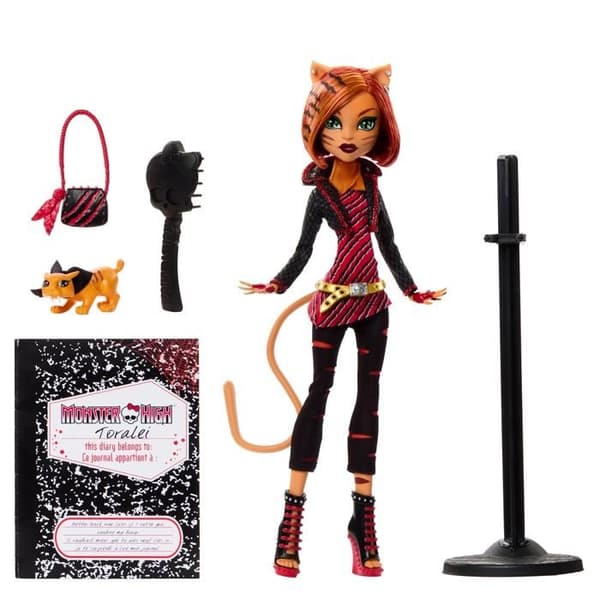 Monster High - Boo-Riginal Creeproduction Docka Toralei med Husdjur