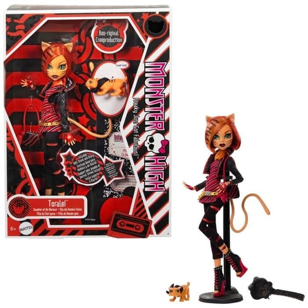 Monster High - Boo-Riginal Creeproduction Docka Toralei med Husdjur